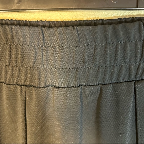 Maxe Collection Pants Black Plus Size 2X Elastic Waist Pockets Wide Leg Career - Picture 8 of 15